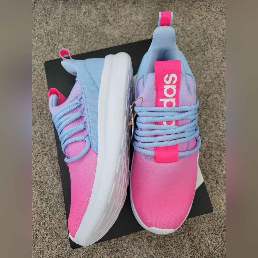 Nwt Girls size 5 adidas shoes - lite racer adapt 7 - Picture 2 of 4